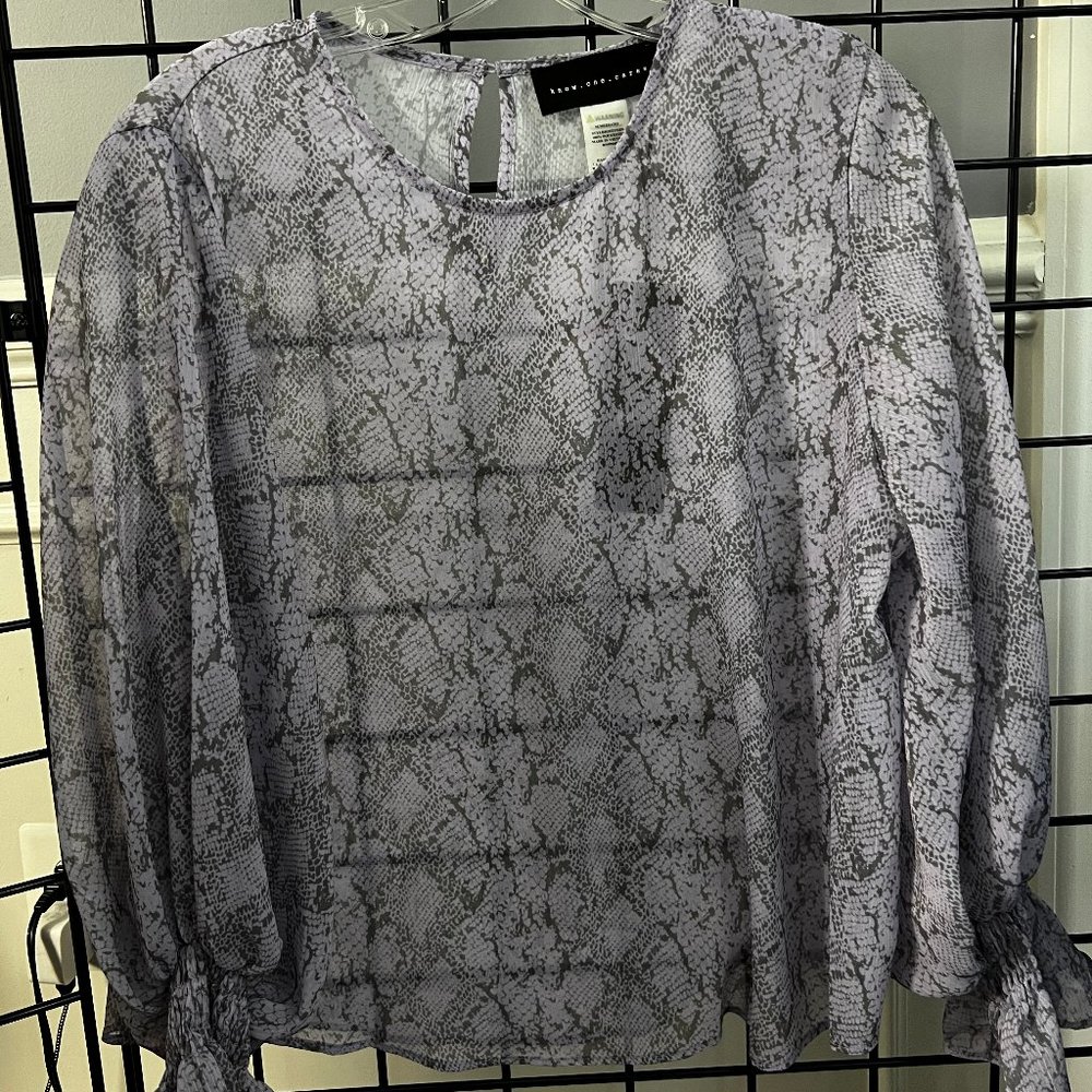 Skin Print Blouse